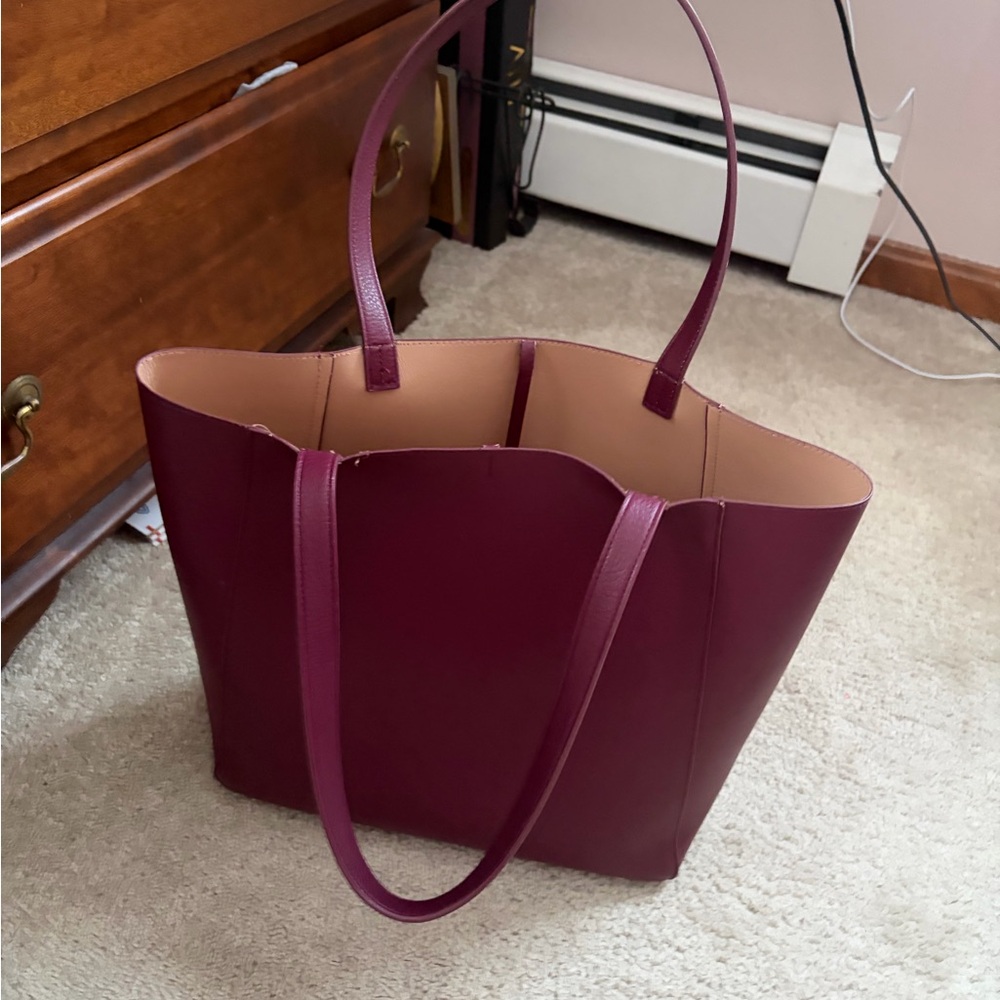Chic Maroon Tote Bag